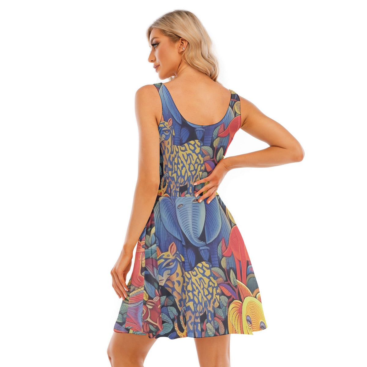 All-Over Print Women's Tank Vest Dress