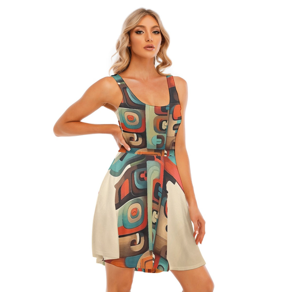 All-Over Print Women's Tank Vest Dress