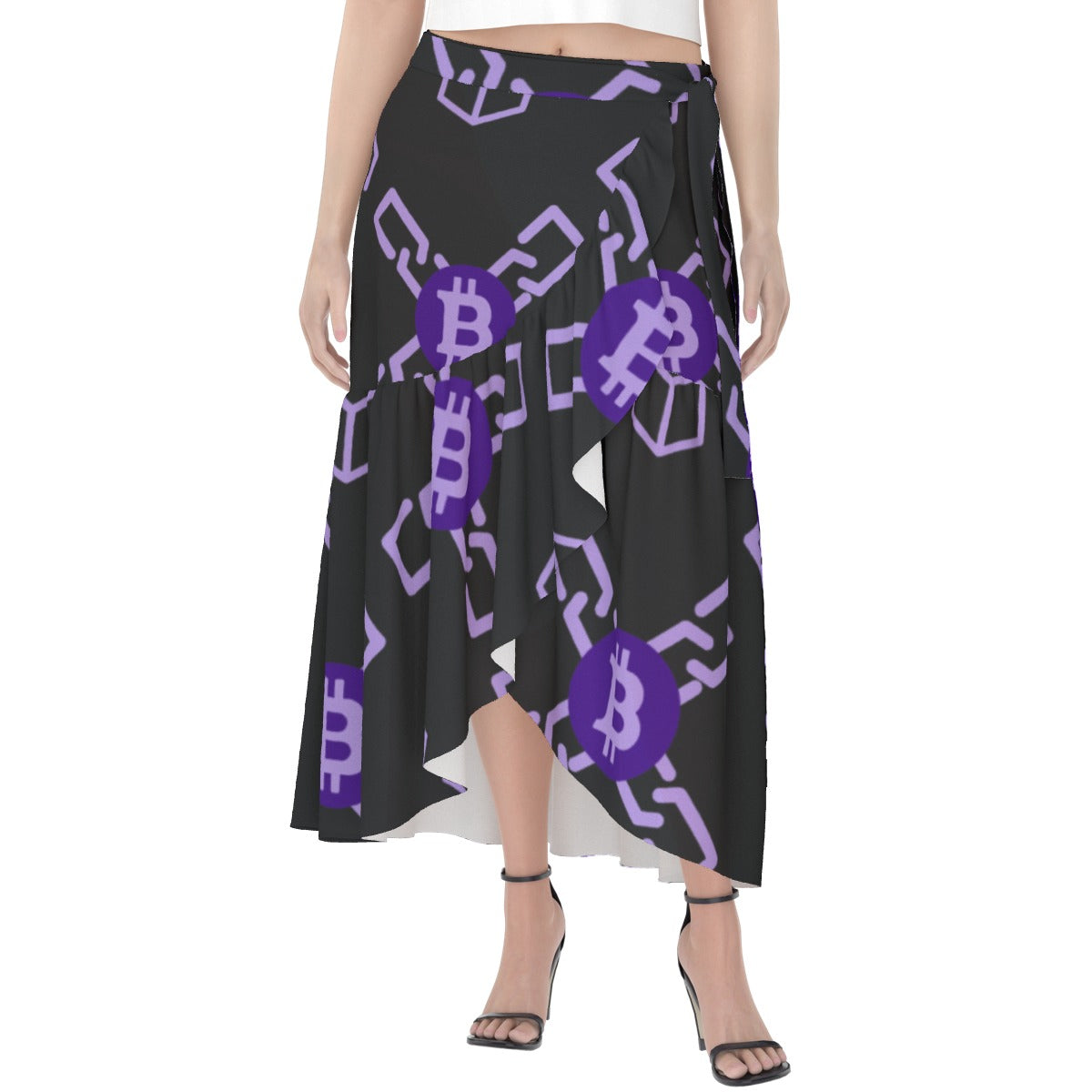 All-Over Print Women's Wrap Skirt