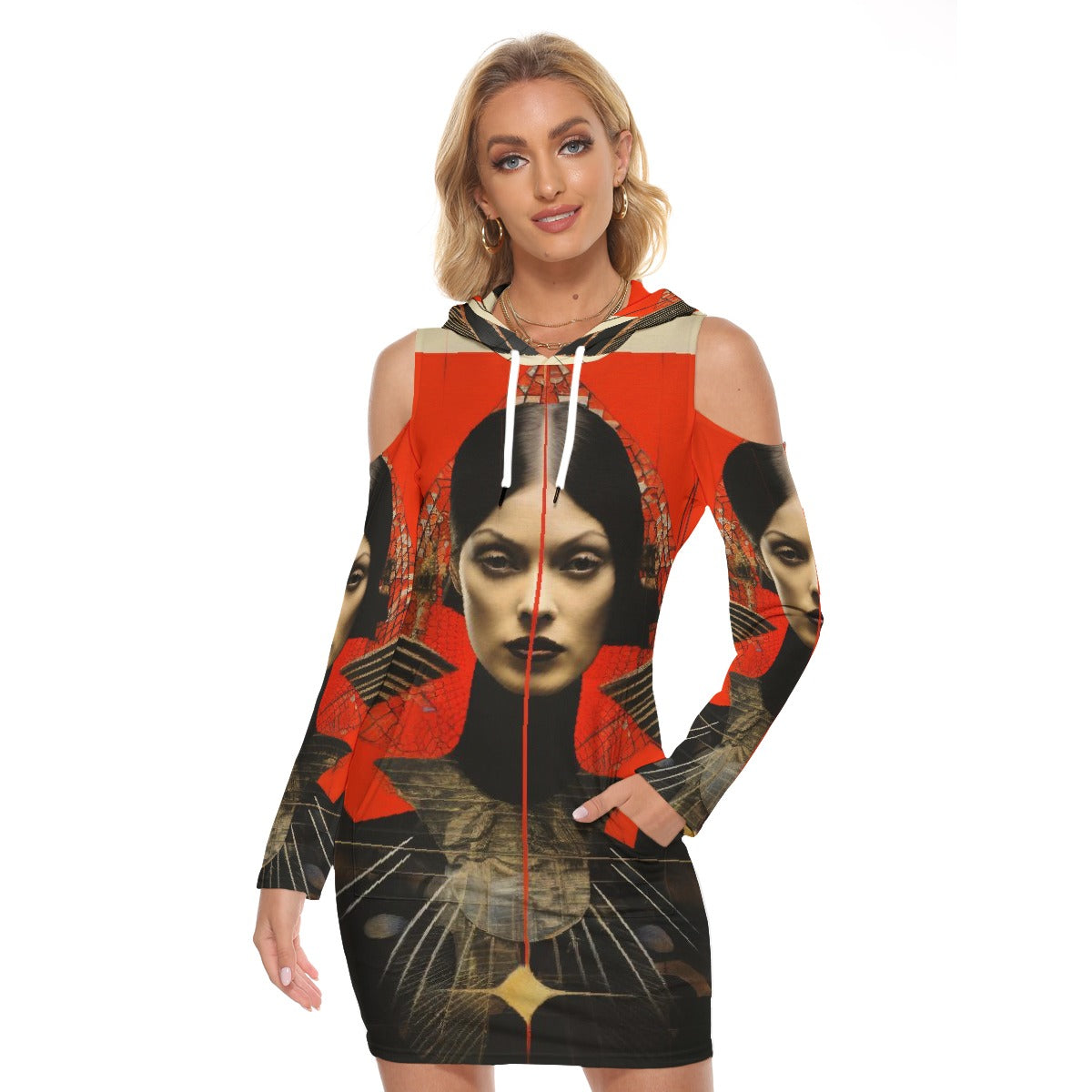 All-Over Print Women's Tight Dress