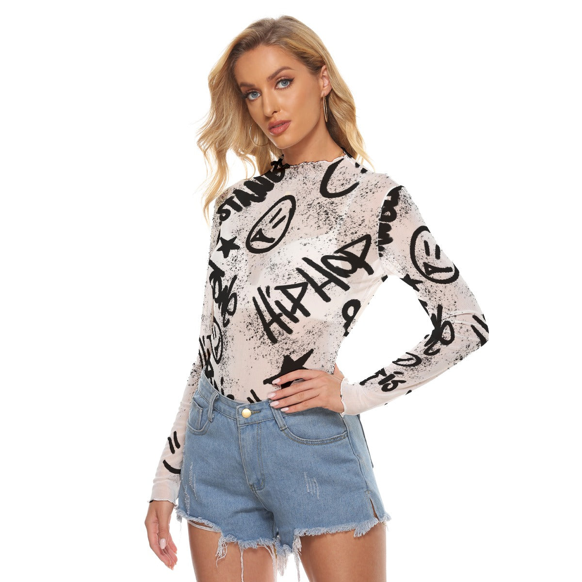 All-Over Print Women's Mesh T-shirt