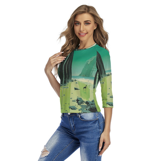 All-Over Print Women's Raglan Sleeves T-shirts