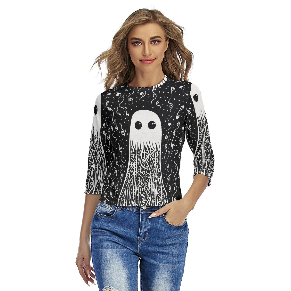 All-Over Print Women's Raglan Sleeves T-shirts