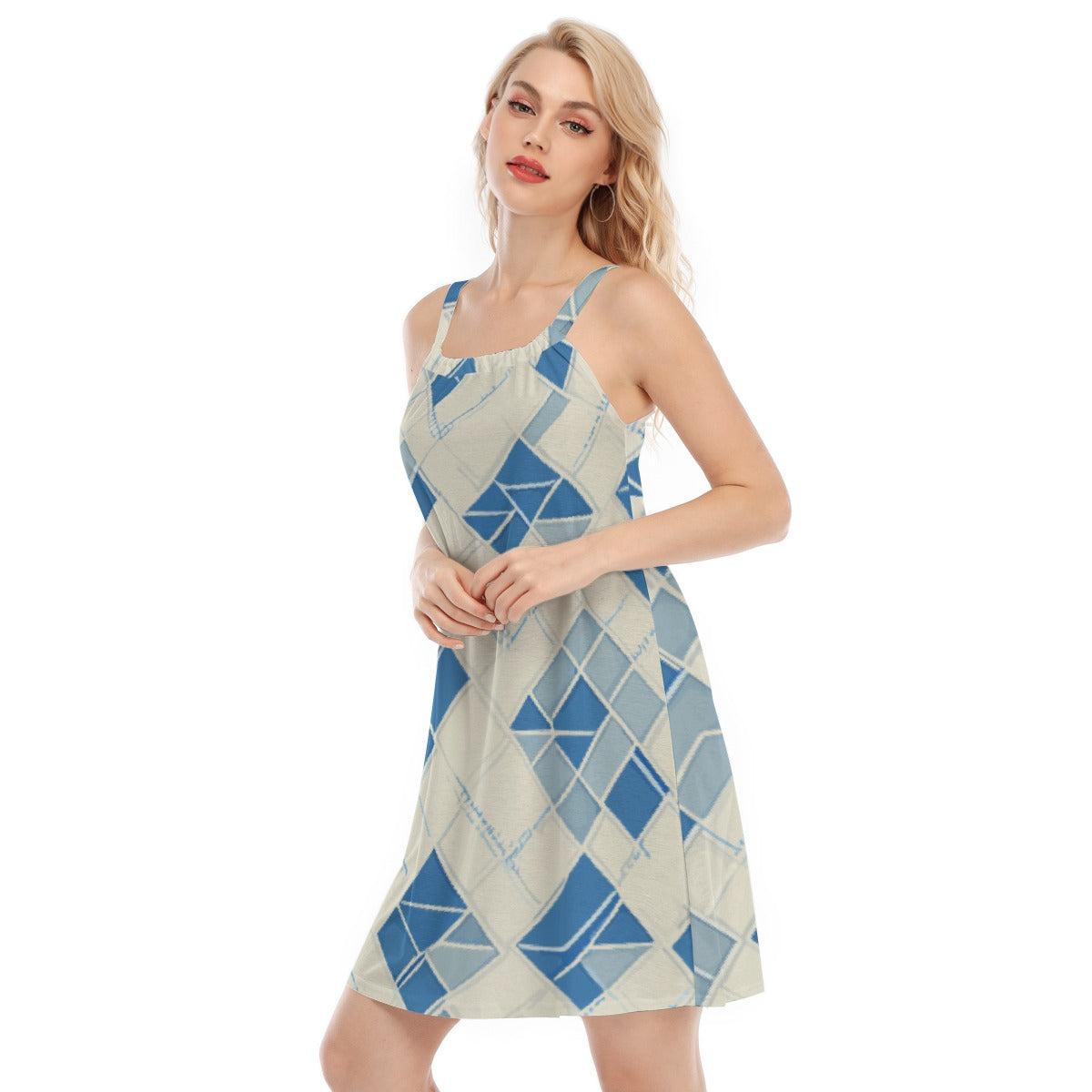 All-Over Print Women's Sleeveless Cami Dress