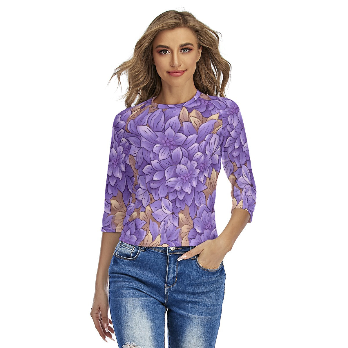 All-Over Print Women's Raglan Sleeves T-shirts