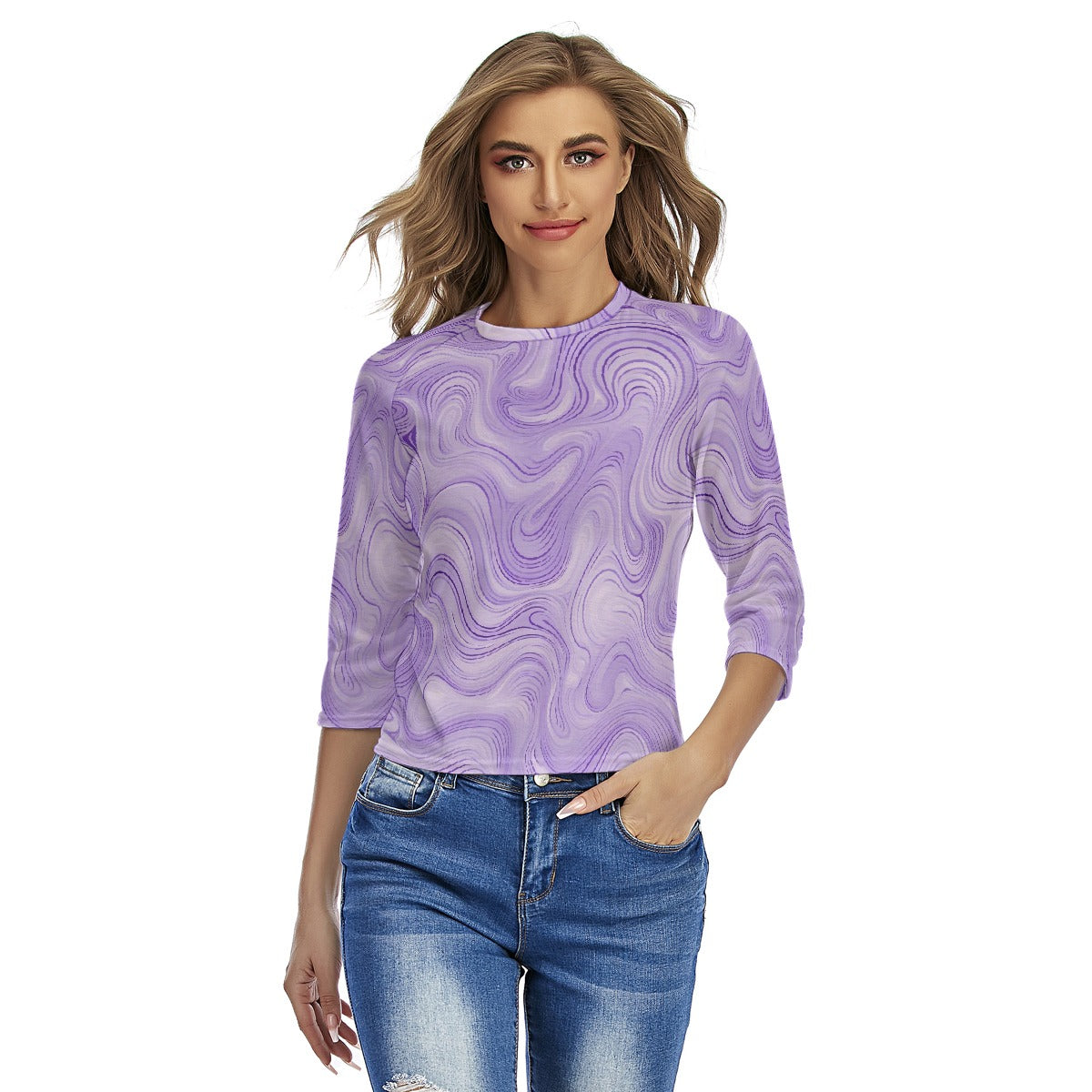 All-Over Print Women's Raglan Sleeves T-shirts