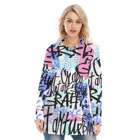 All-Over Print Women's Long Shirt