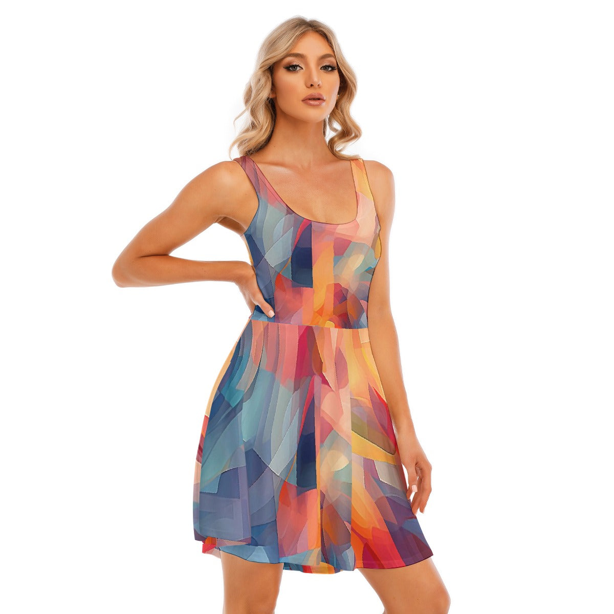 All-Over Print Women's Tank Vest Dress