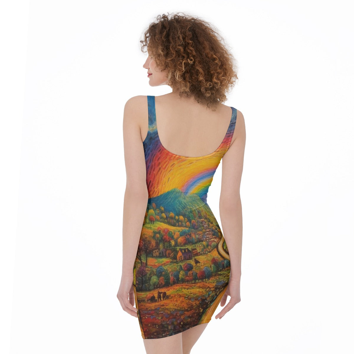 All-Over Print Women's Bodycon Dress