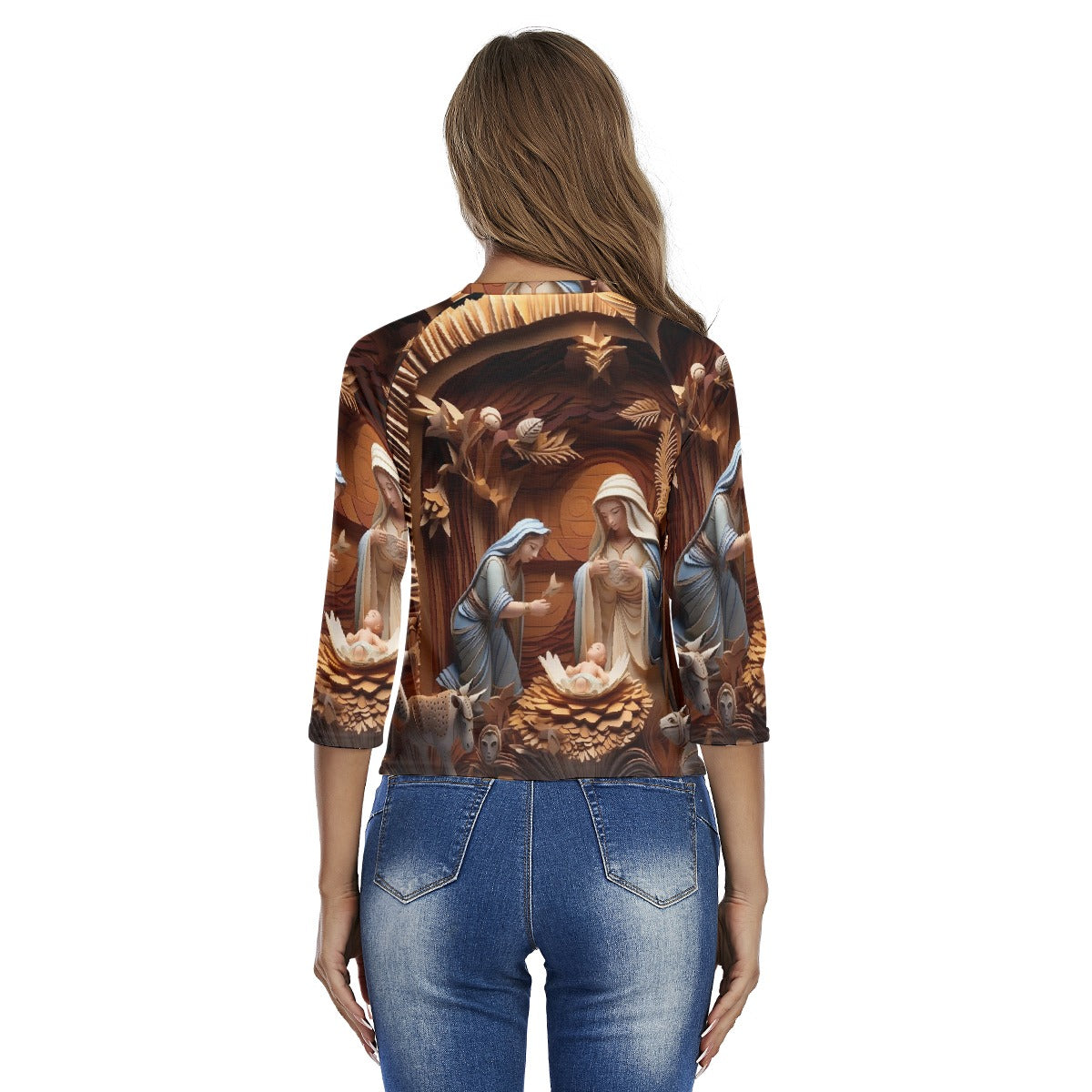 All-Over Print Women's Raglan Sleeves T-shirts