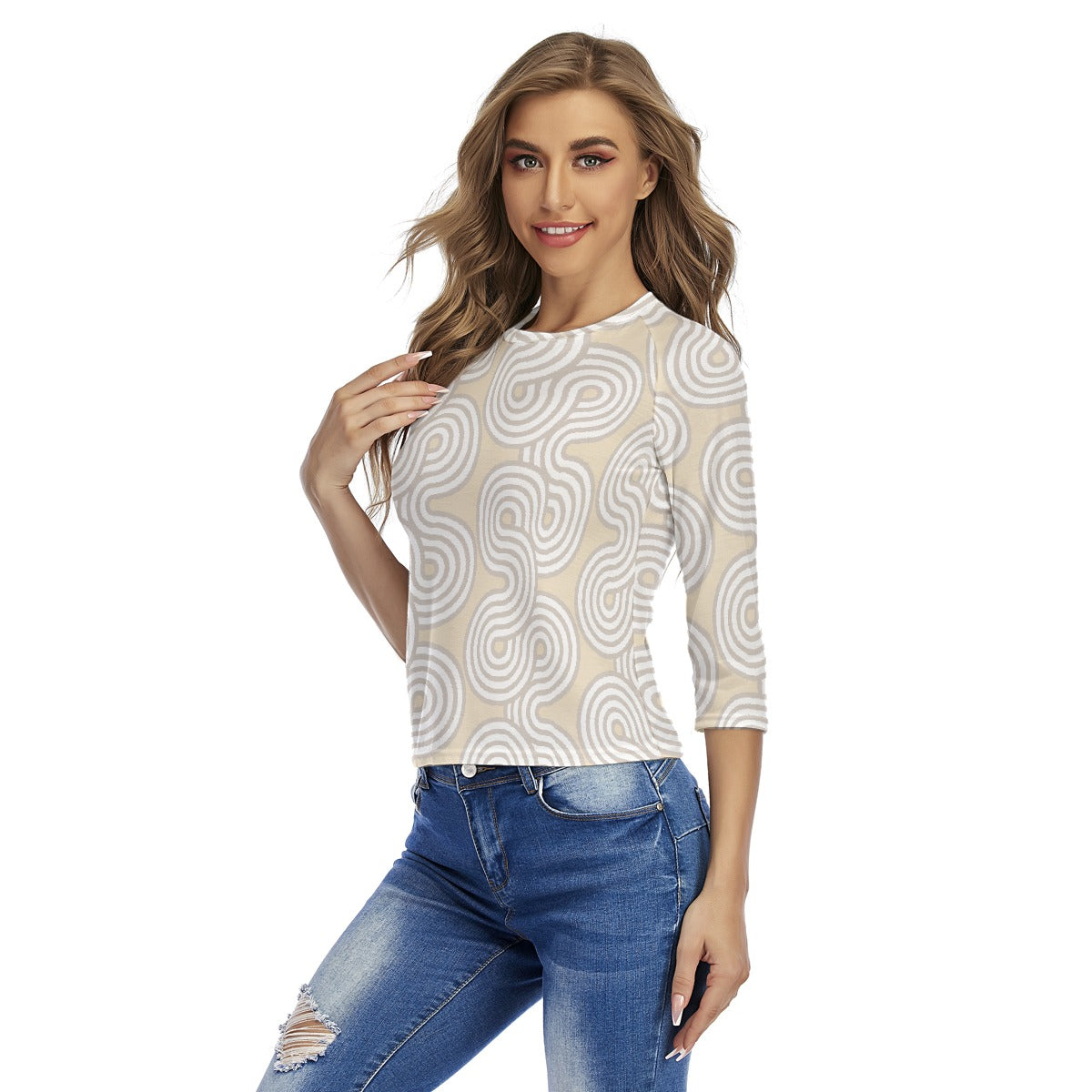 All-Over Print Women's Raglan Sleeves T-shirts