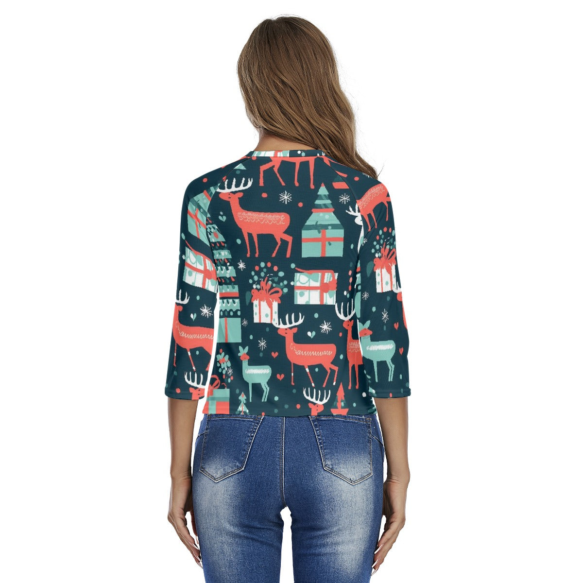 All-Over Print Women's Raglan Sleeves T-shirts