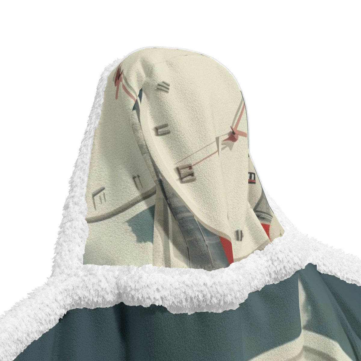 All-Over Print Unisex Wearable Hooded Blanket