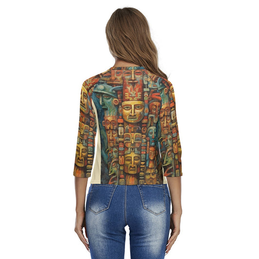 All-Over Print Women's Raglan Sleeves T-shirts