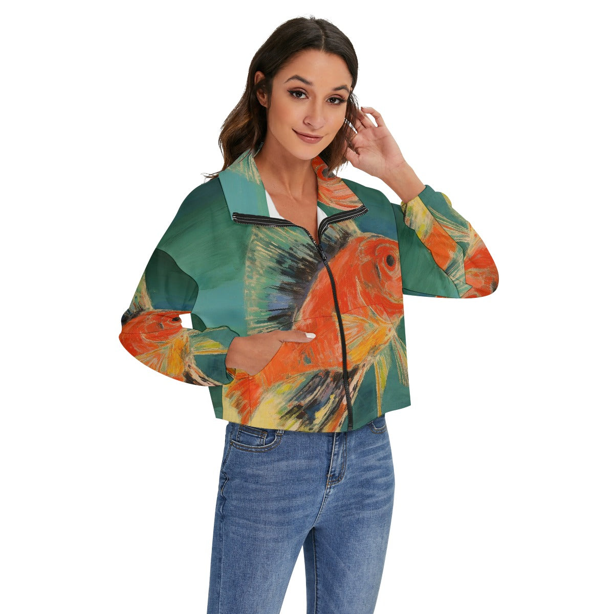 All-Over Print Women's Zip Jacket