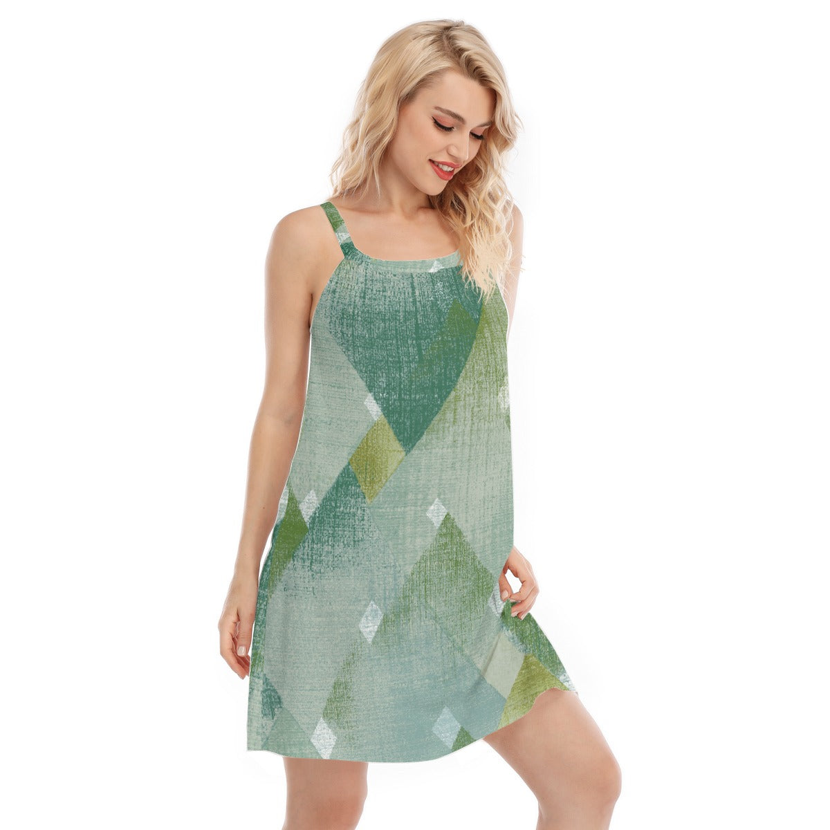 All-Over Print Women's Sleeveless Cami Dress