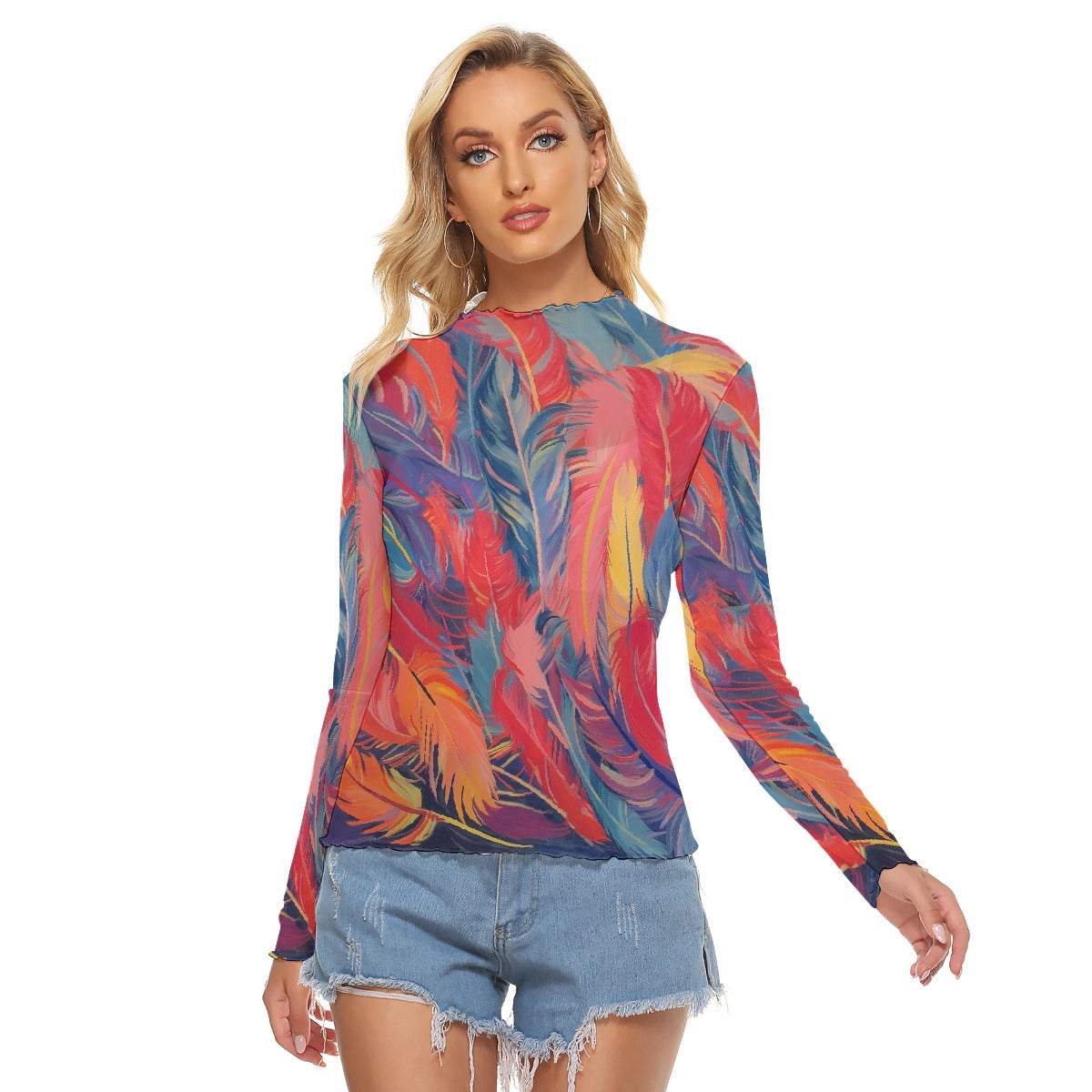 All-Over Print Women's Mesh T-shirt