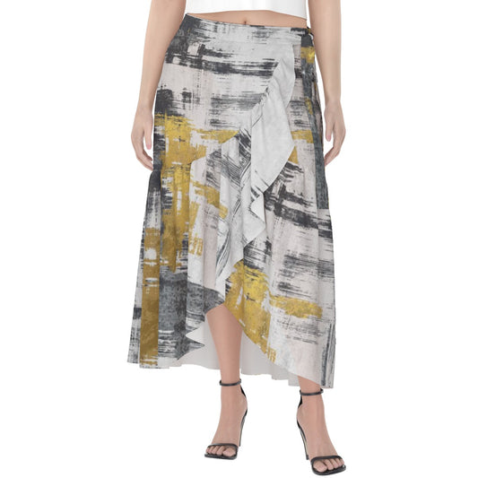 All-Over Print Women's Wrap Skirt