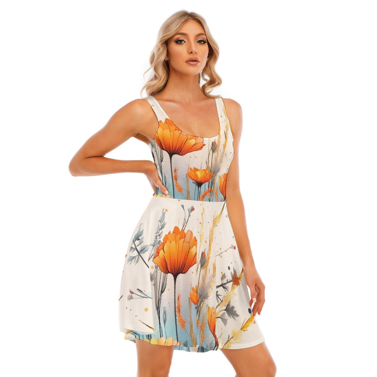 All-Over Print Women's Tank Vest Dress