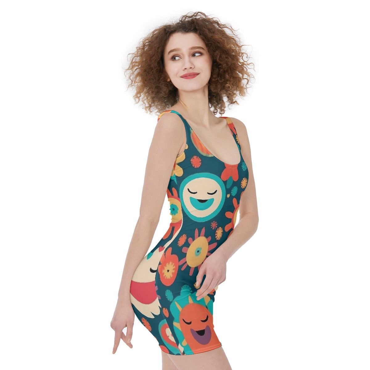 All-Over Print Women's Bodycon Dress