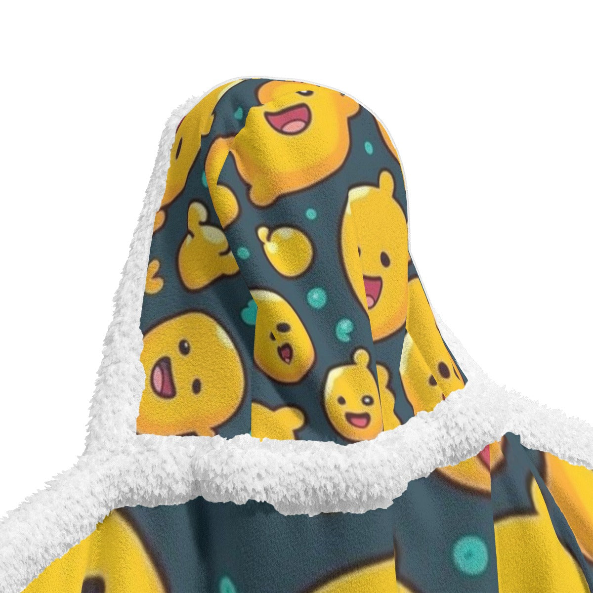 All-Over Print Unisex Wearable Hooded Blanket