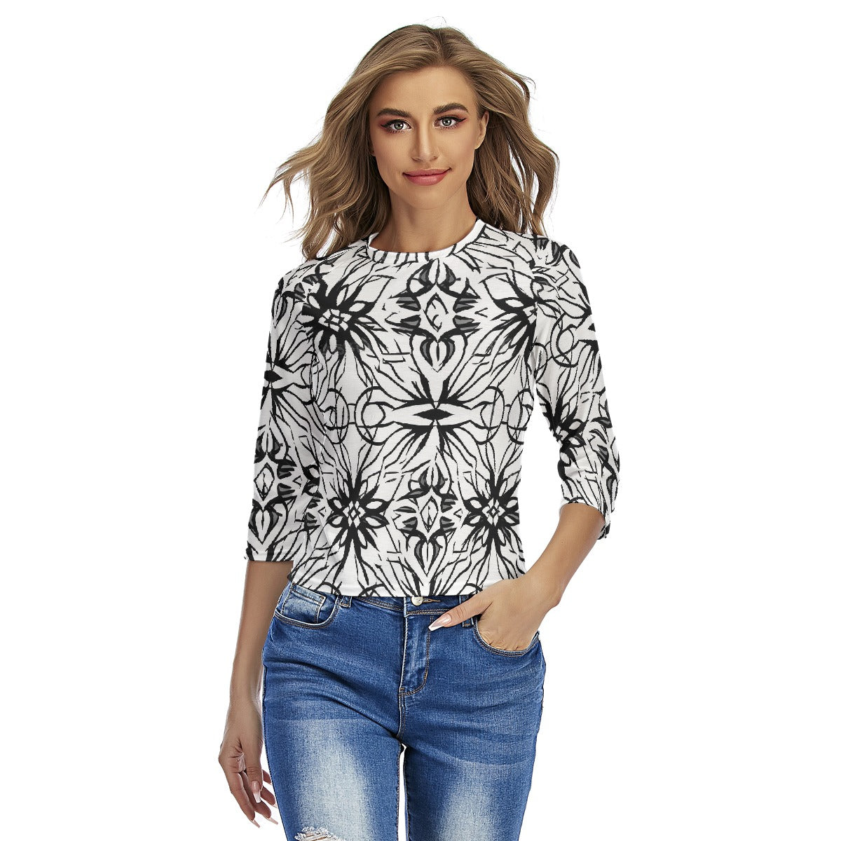 All-Over Print Women's Raglan Sleeves T-shirts