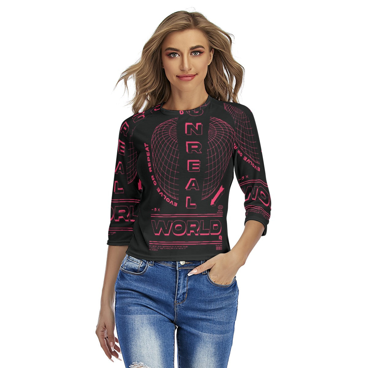 All-Over Print Women's Raglan Sleeves T-shirts