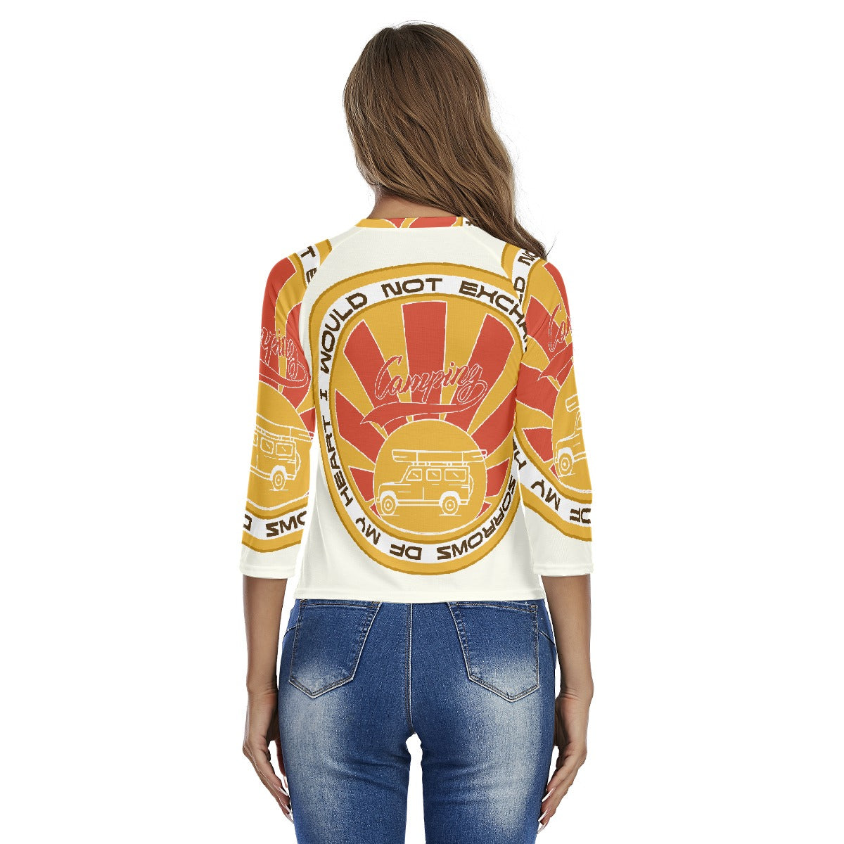 All-Over Print Women's Raglan Sleeves T-shirts