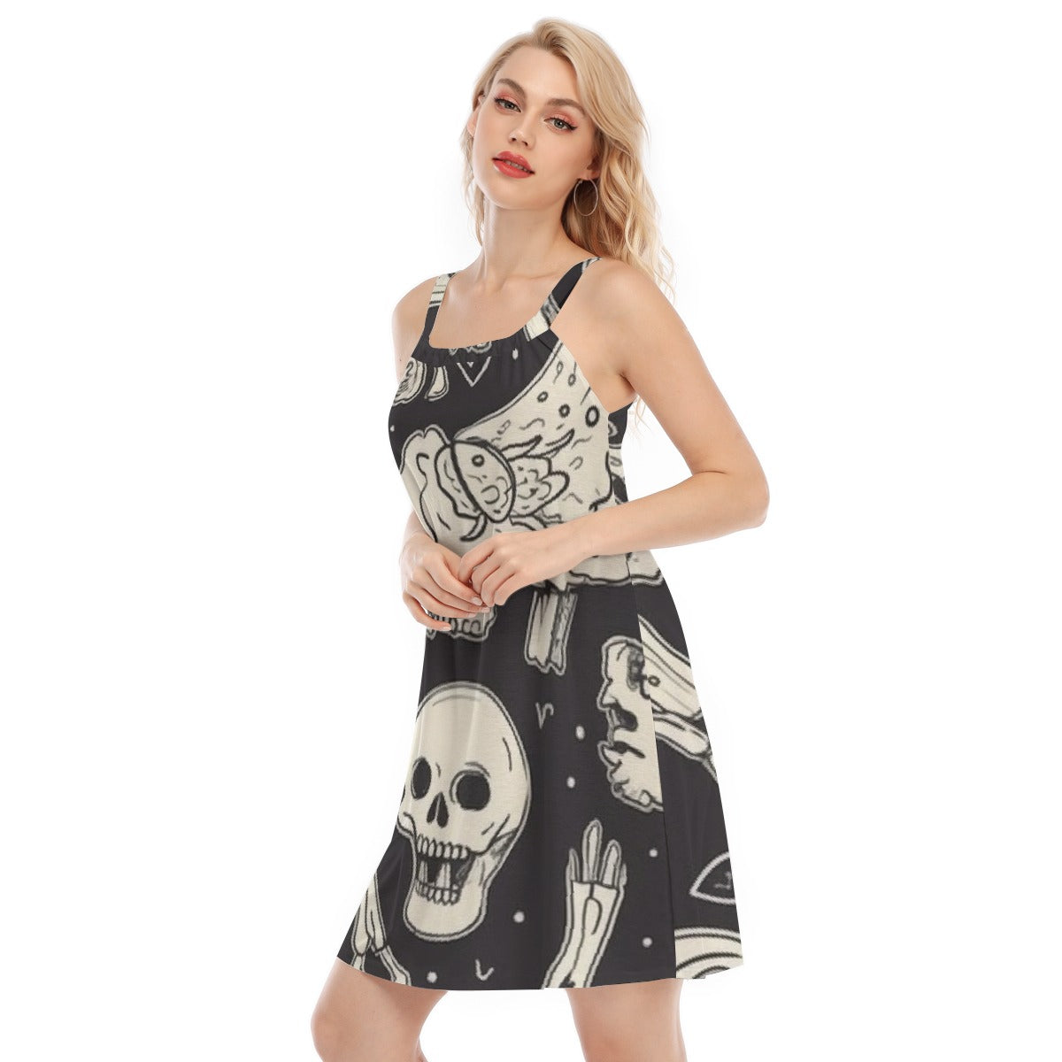 All-Over Print Women's Sleeveless Cami Dress