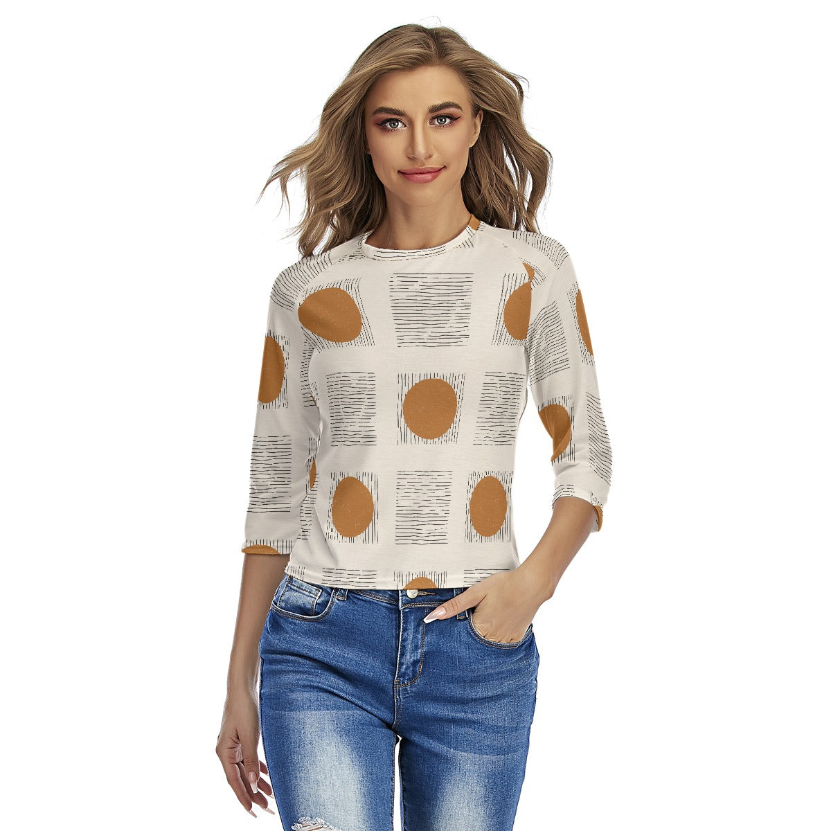 All-Over Print Women's Raglan Sleeves T-shirts