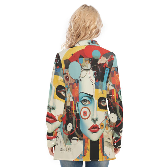 All-Over Print Women's Long Shirt