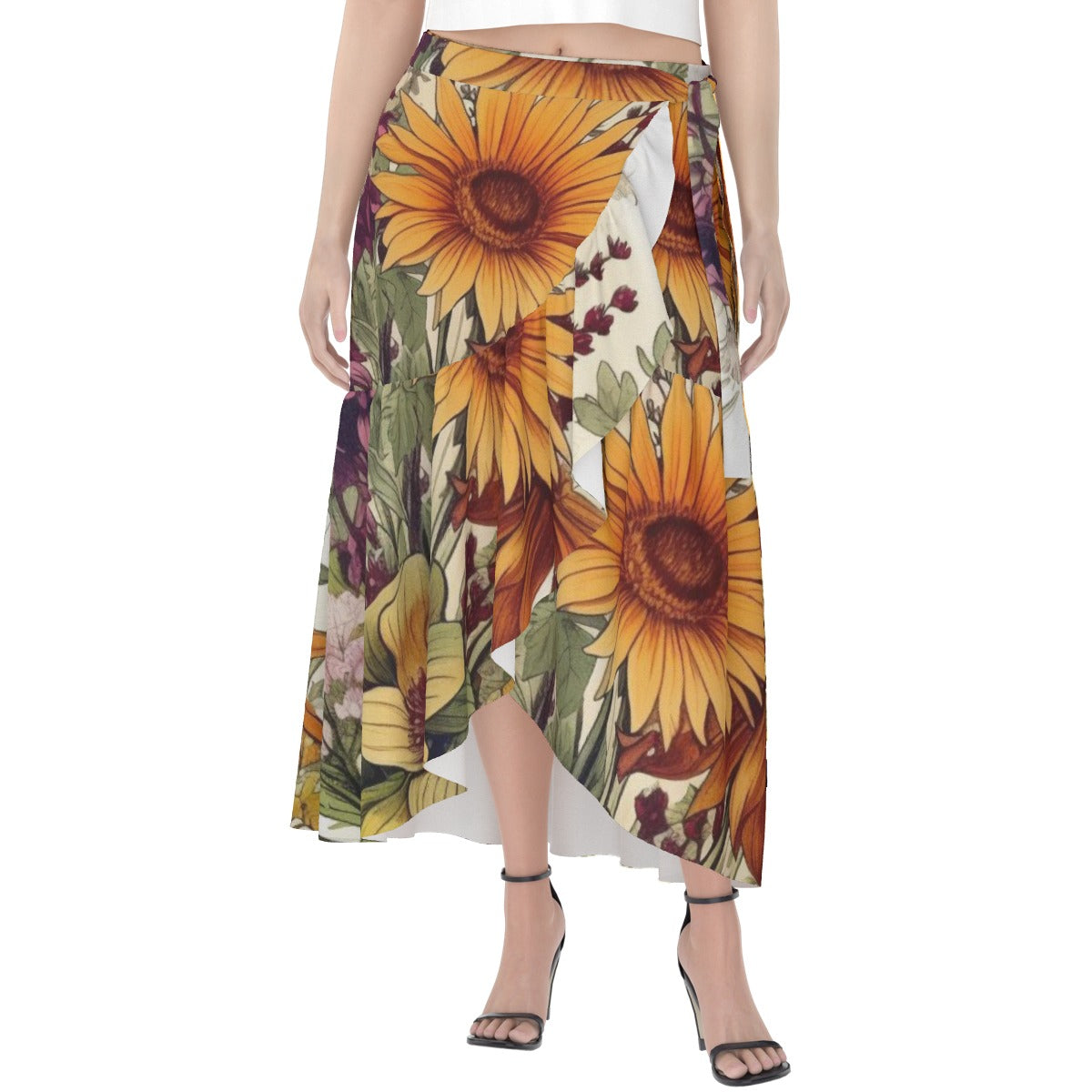 All-Over Print Women's Wrap Skirt