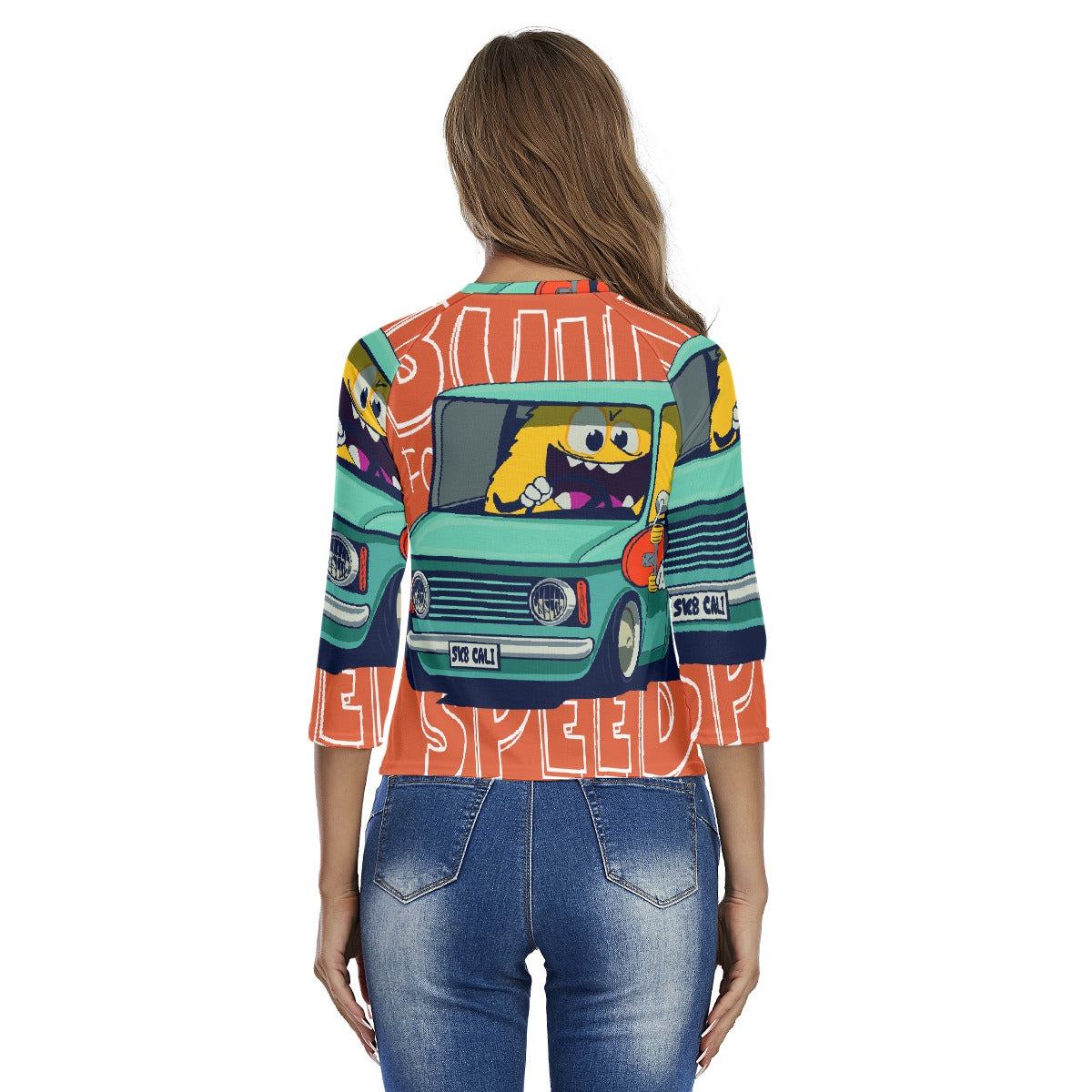 All-Over Print Women's Raglan Sleeves T-shirts