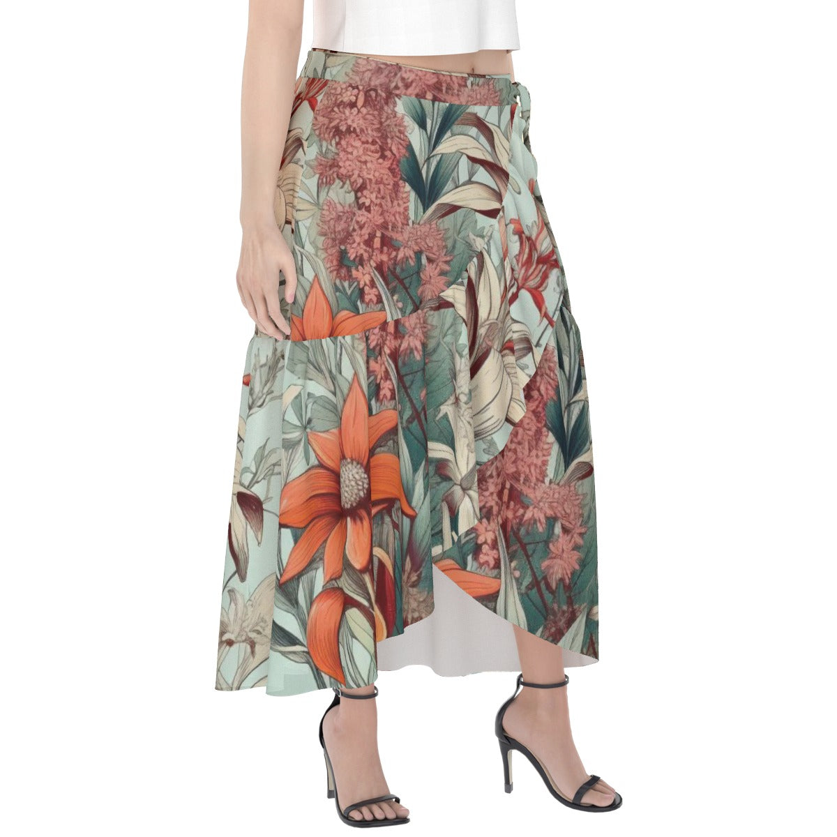 All-Over Print Women's Wrap Skirt