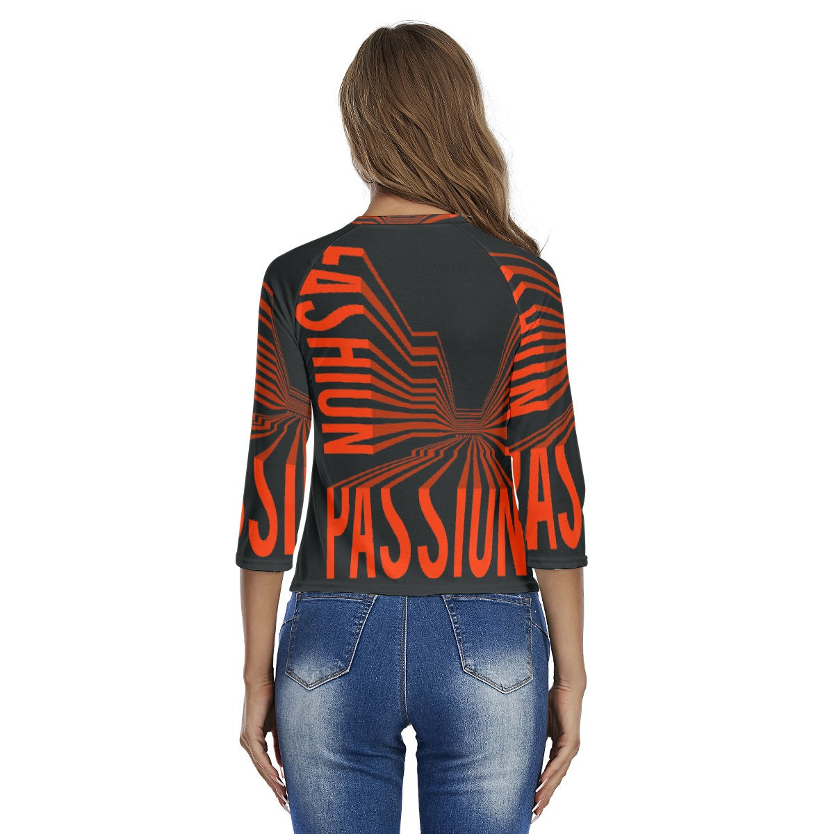 All-Over Print Women's Raglan Sleeves T-shirts