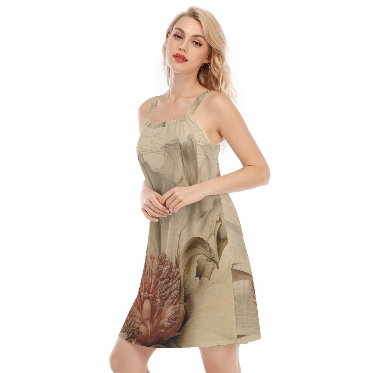 All-Over Print Women's Sleeveless Cami Dress