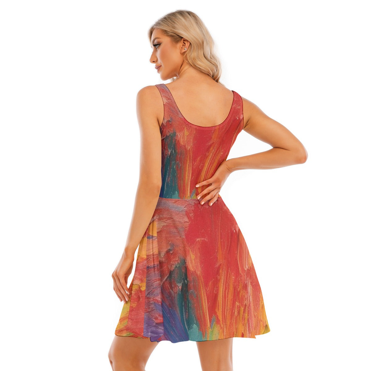 All-Over Print Women's Tank Vest Dress