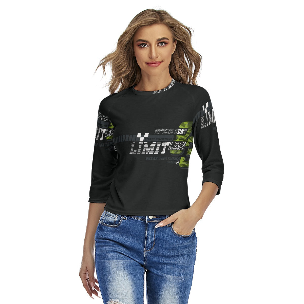 All-Over Print Women's Raglan Sleeves T-shirts