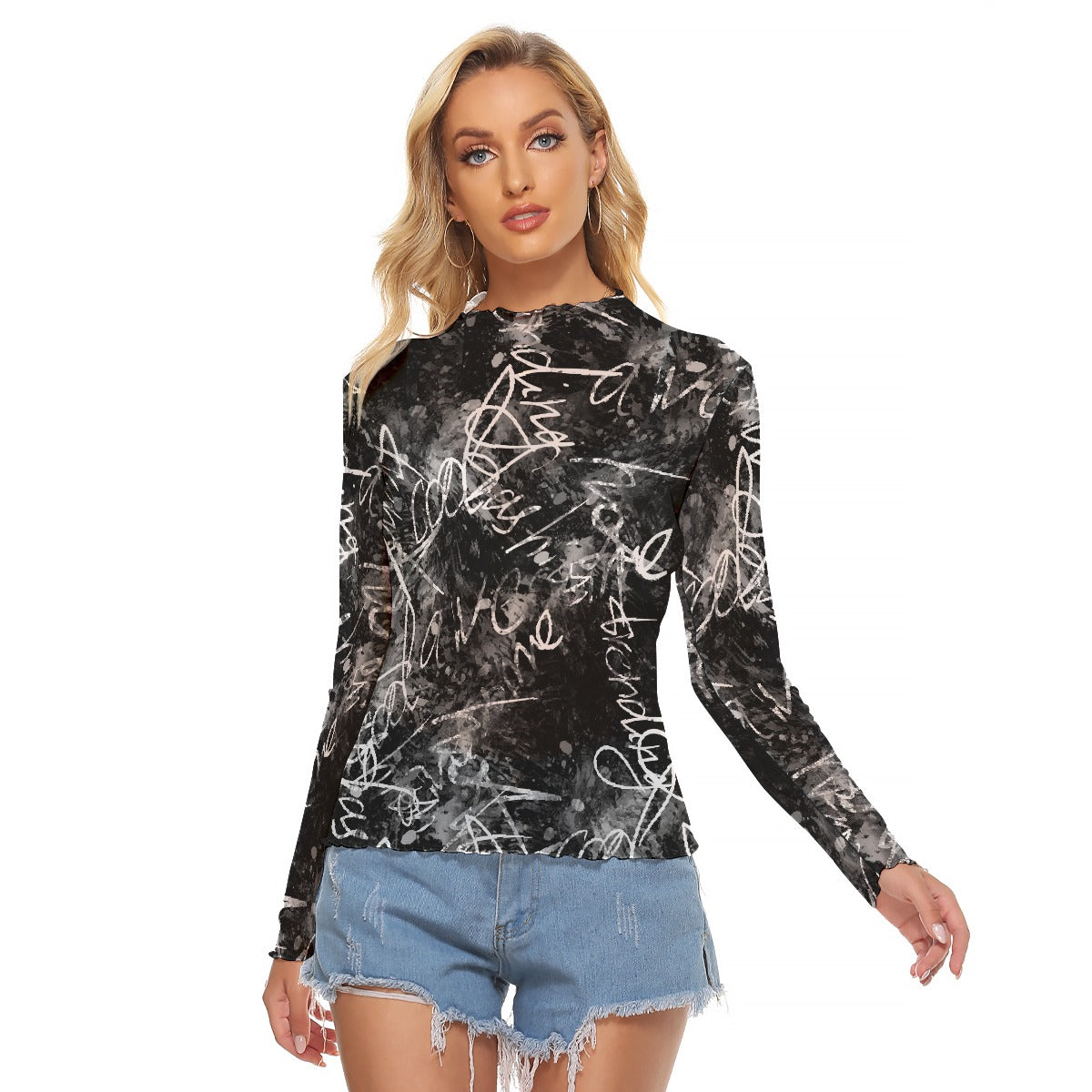 All-Over Print Women's Mesh T-shirt