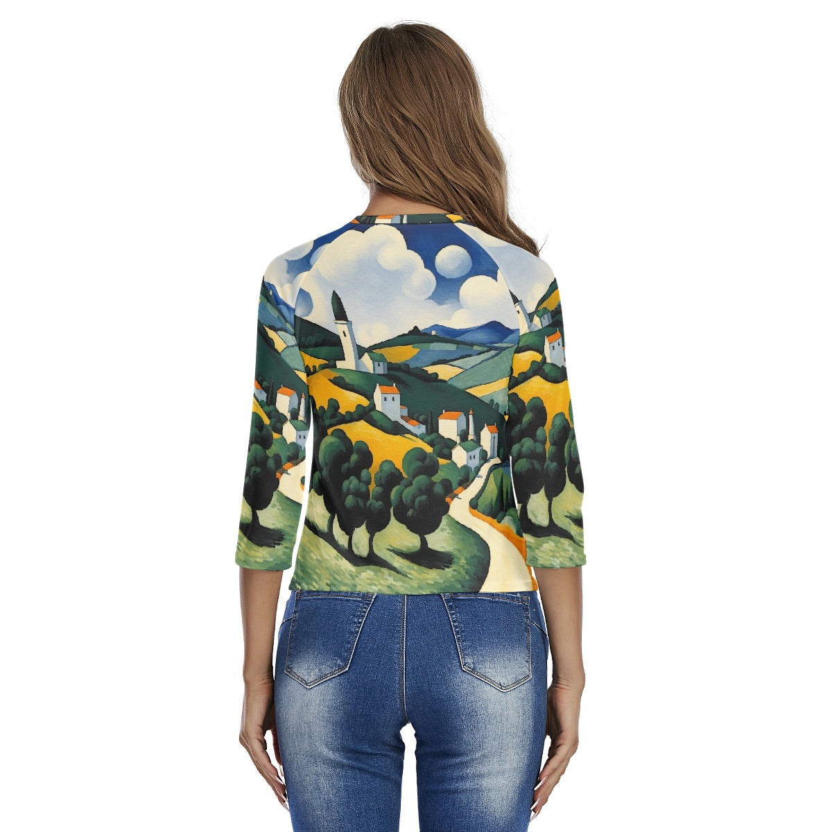 All-Over Print Women's Raglan Sleeves T-shirts