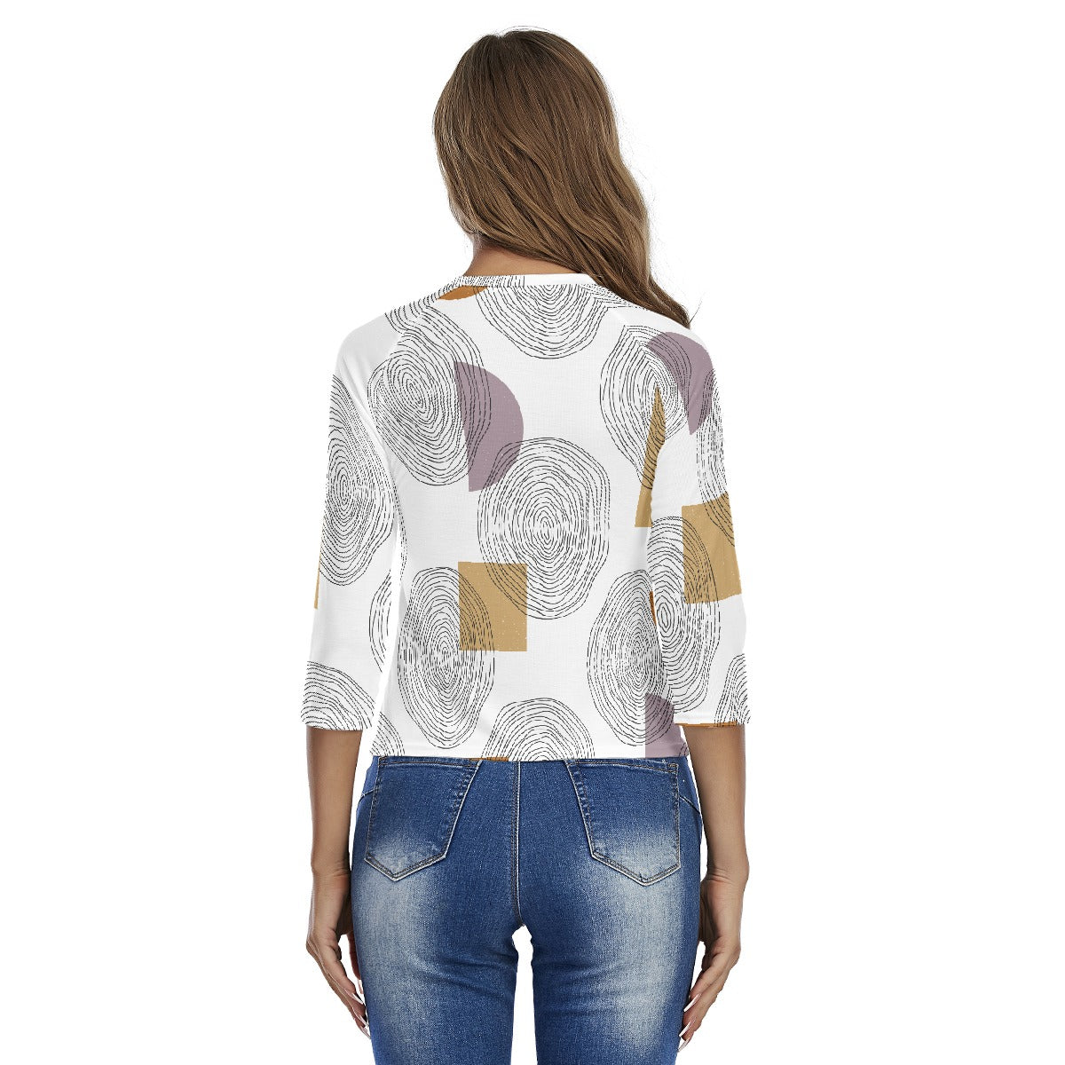 All-Over Print Women's Raglan Sleeves T-shirts