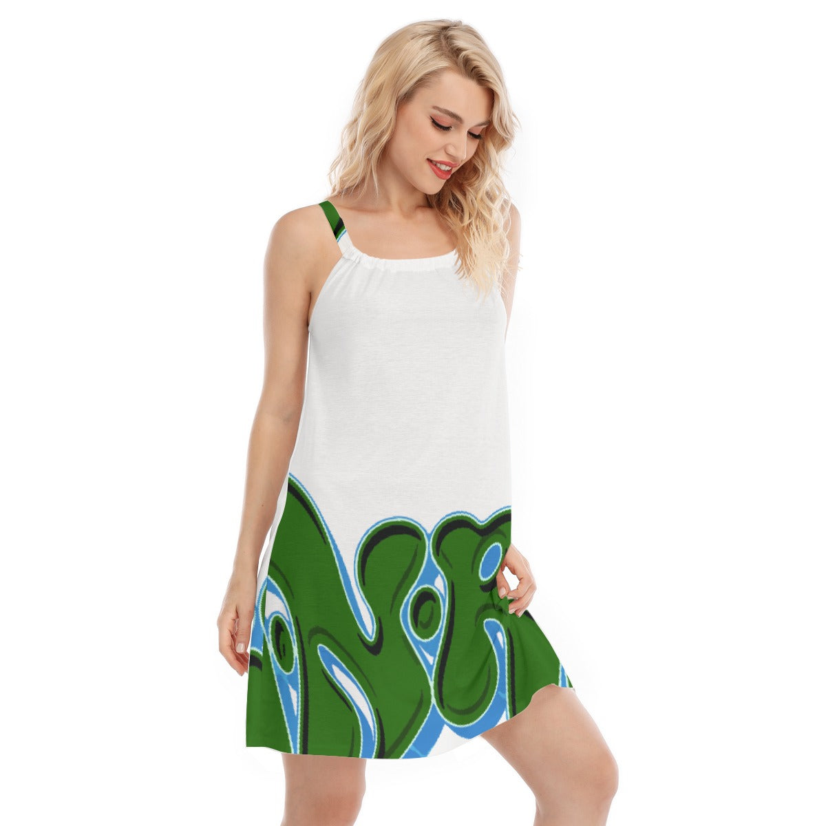 All-Over Print Women's Sleeveless Cami Dress