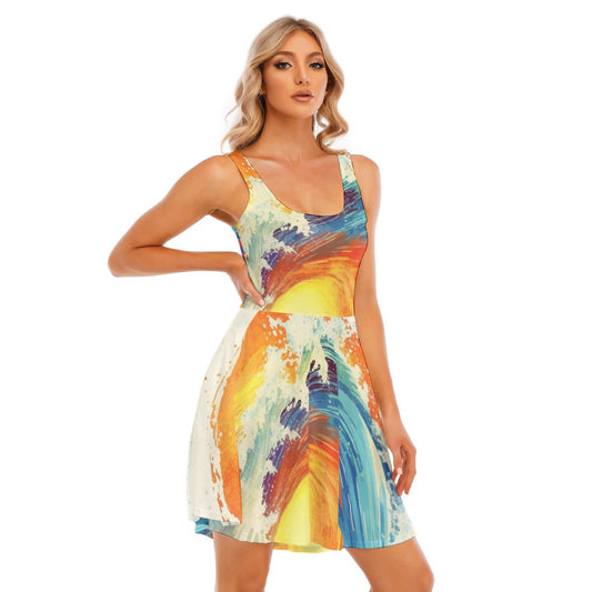 All-Over Print Women's Tank Vest Dress