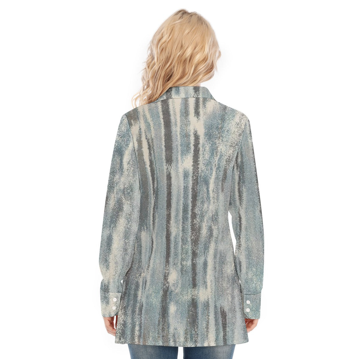 All-Over Print Women's Long Shirt