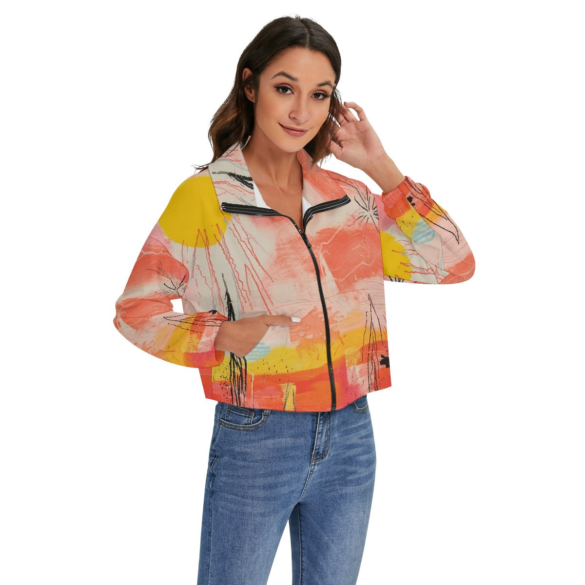 All-Over Print Women's Zip Jacket