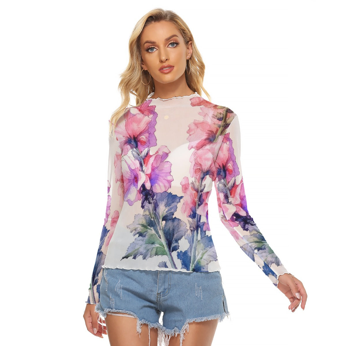 All-Over Print Women's Mesh T-shirt