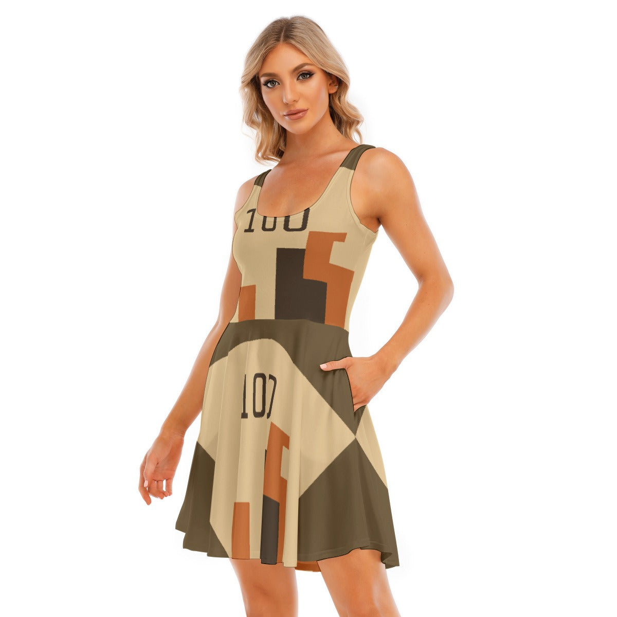 All-Over Print Women's Tank Vest Dress