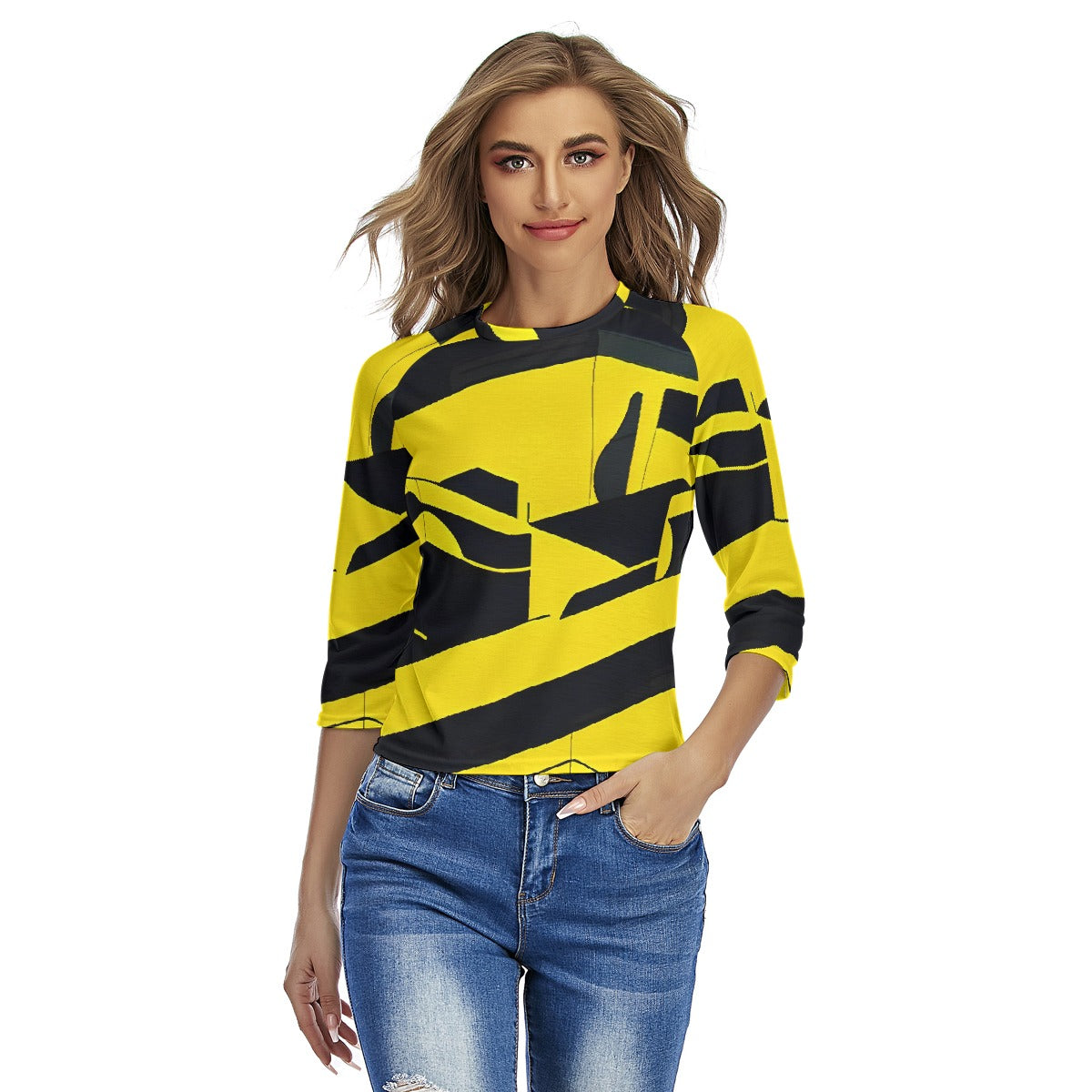 All-Over Print Women's Raglan Sleeves T-shirts