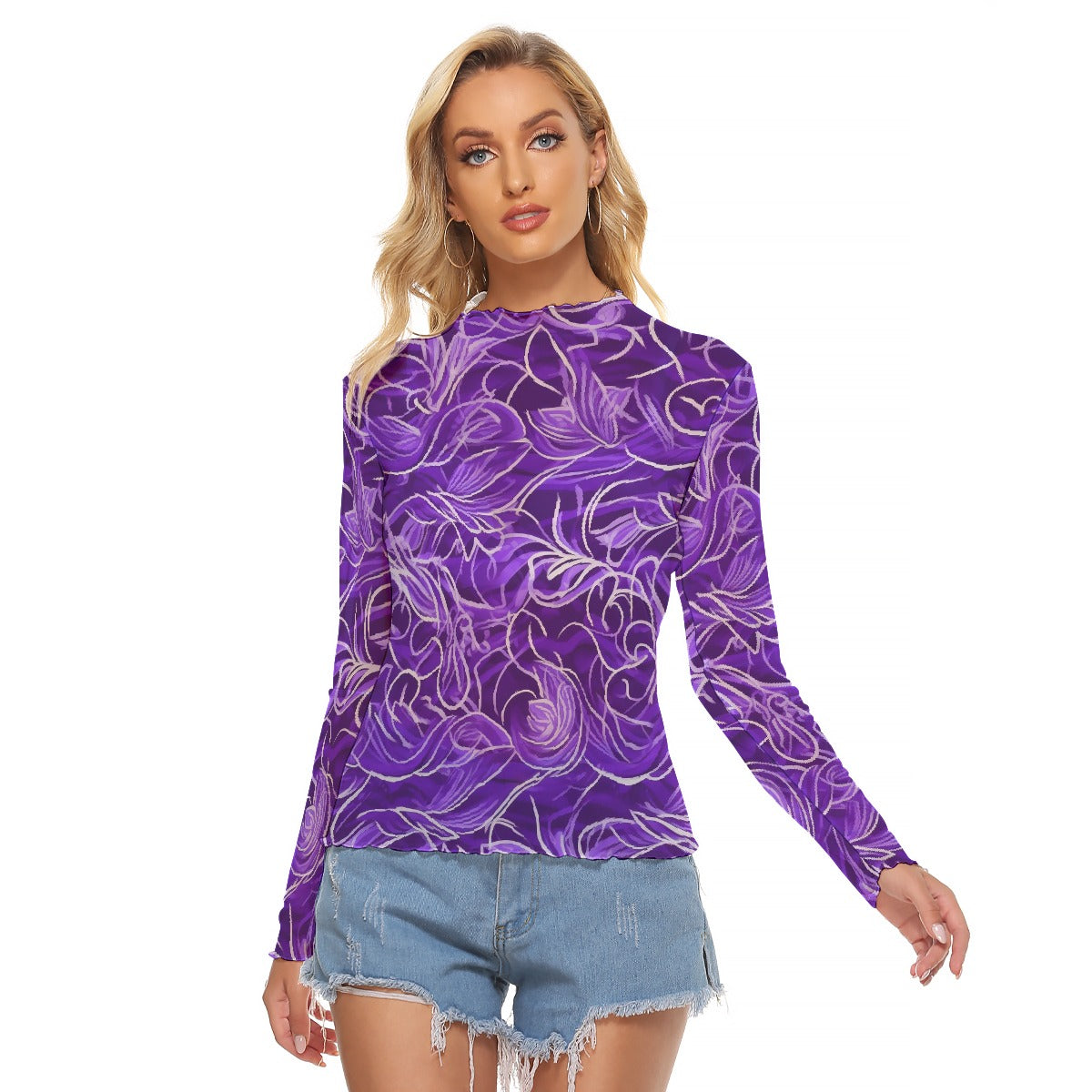 All-Over Print Women's Mesh T-shirt