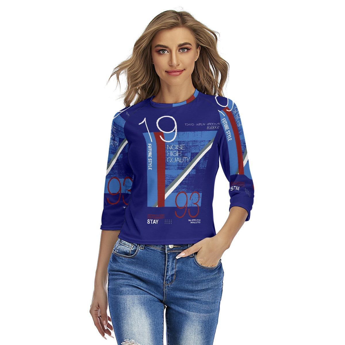 All-Over Print Women's Raglan Sleeves T-shirts